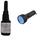 glaslijm met uv lamp